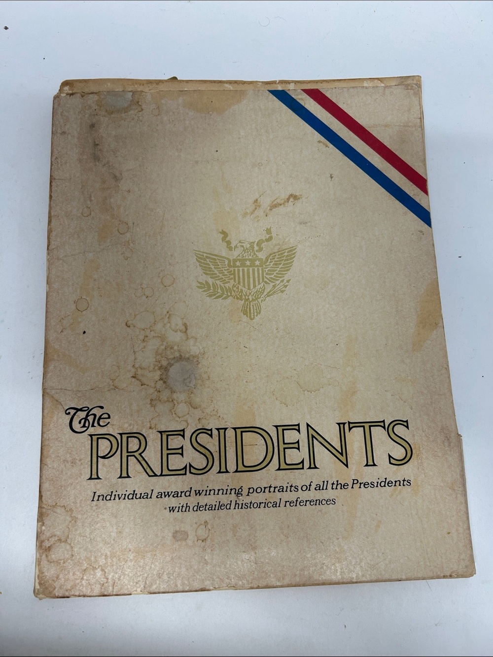 The Presidents Collectible Portrait Booklet - poster set 38 presidents vintage